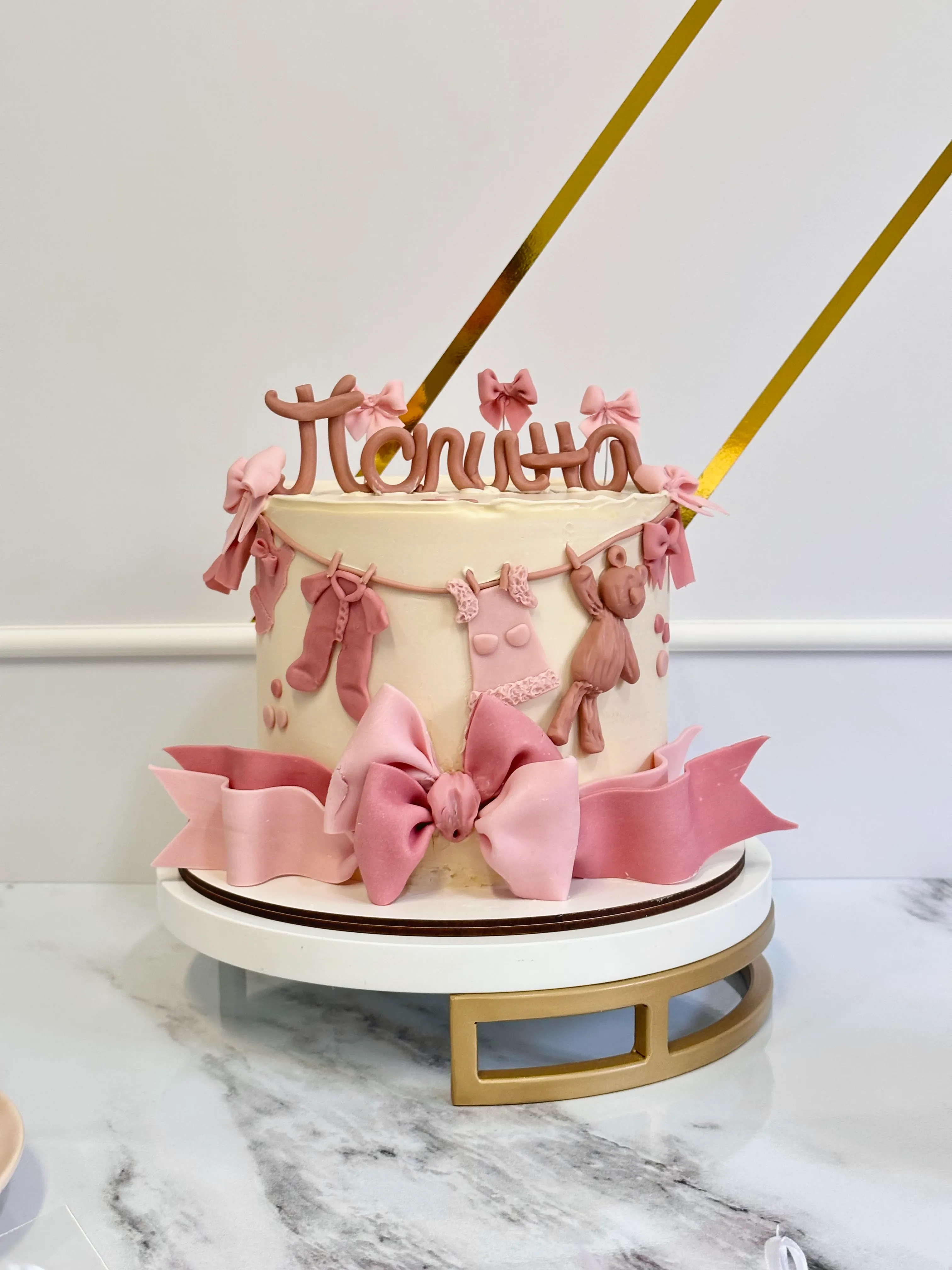 Торт из мастики