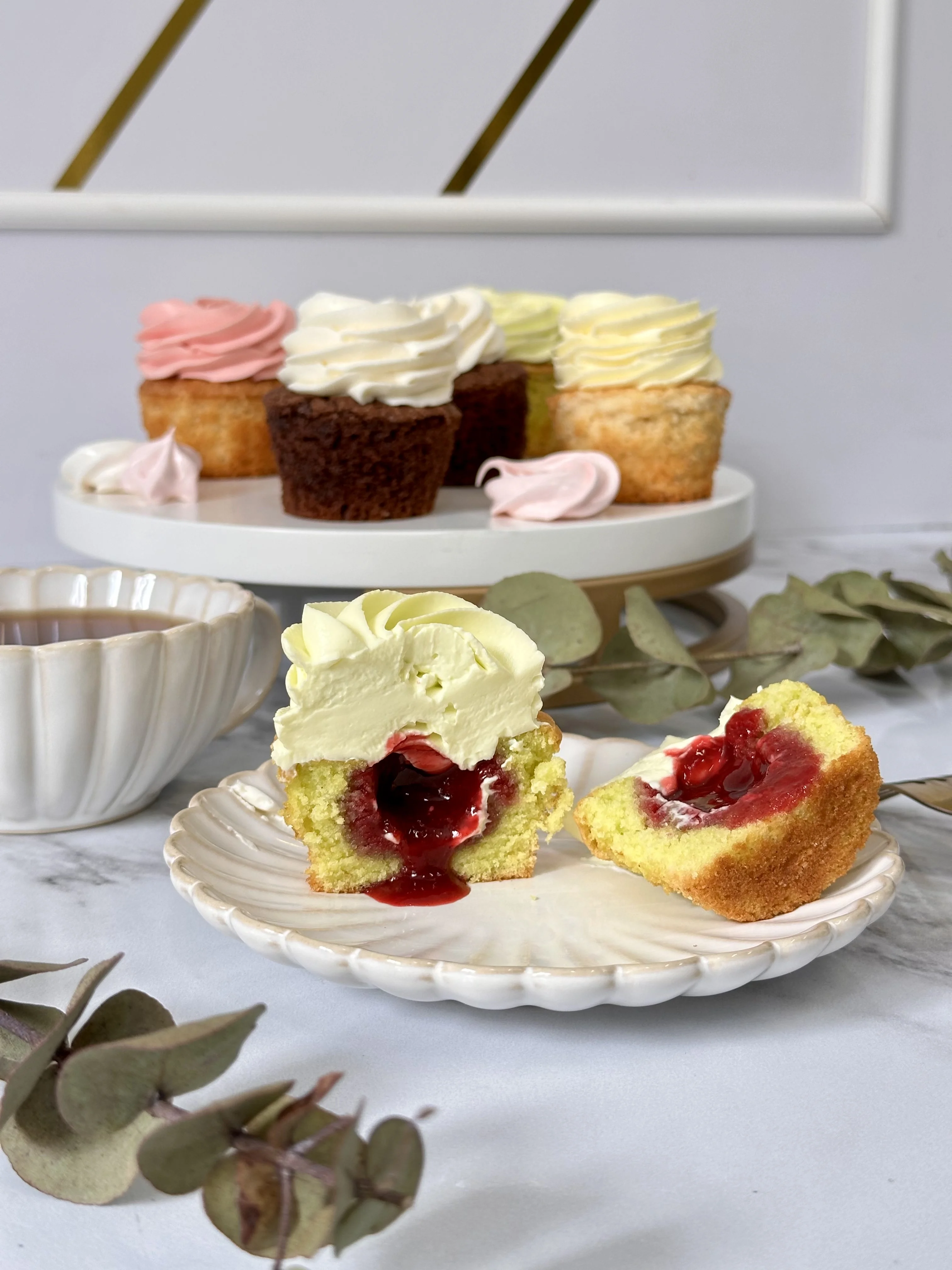 Cupcake Фисташка-Малина