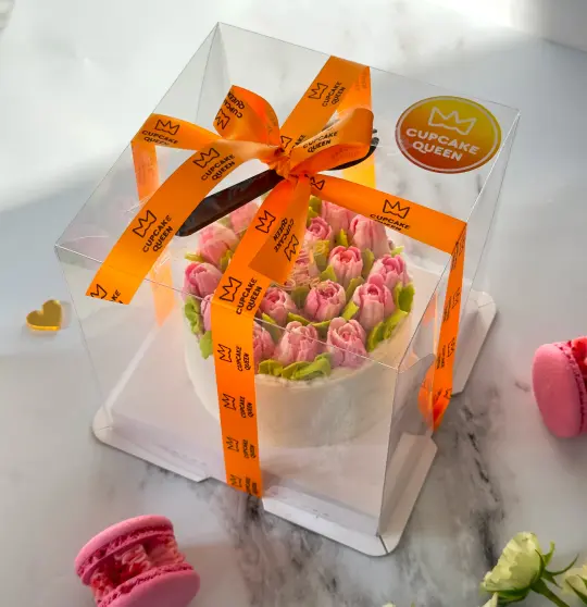 Дизайнерская подарочная упаковка в кондитерской Cupcake Queen Дизайнерская подарочная упаковка
