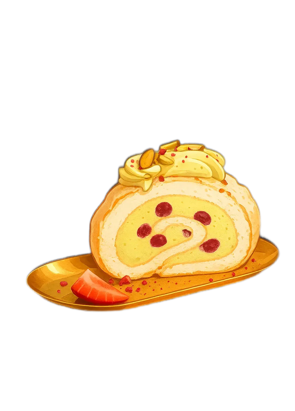 Меренговый рулет