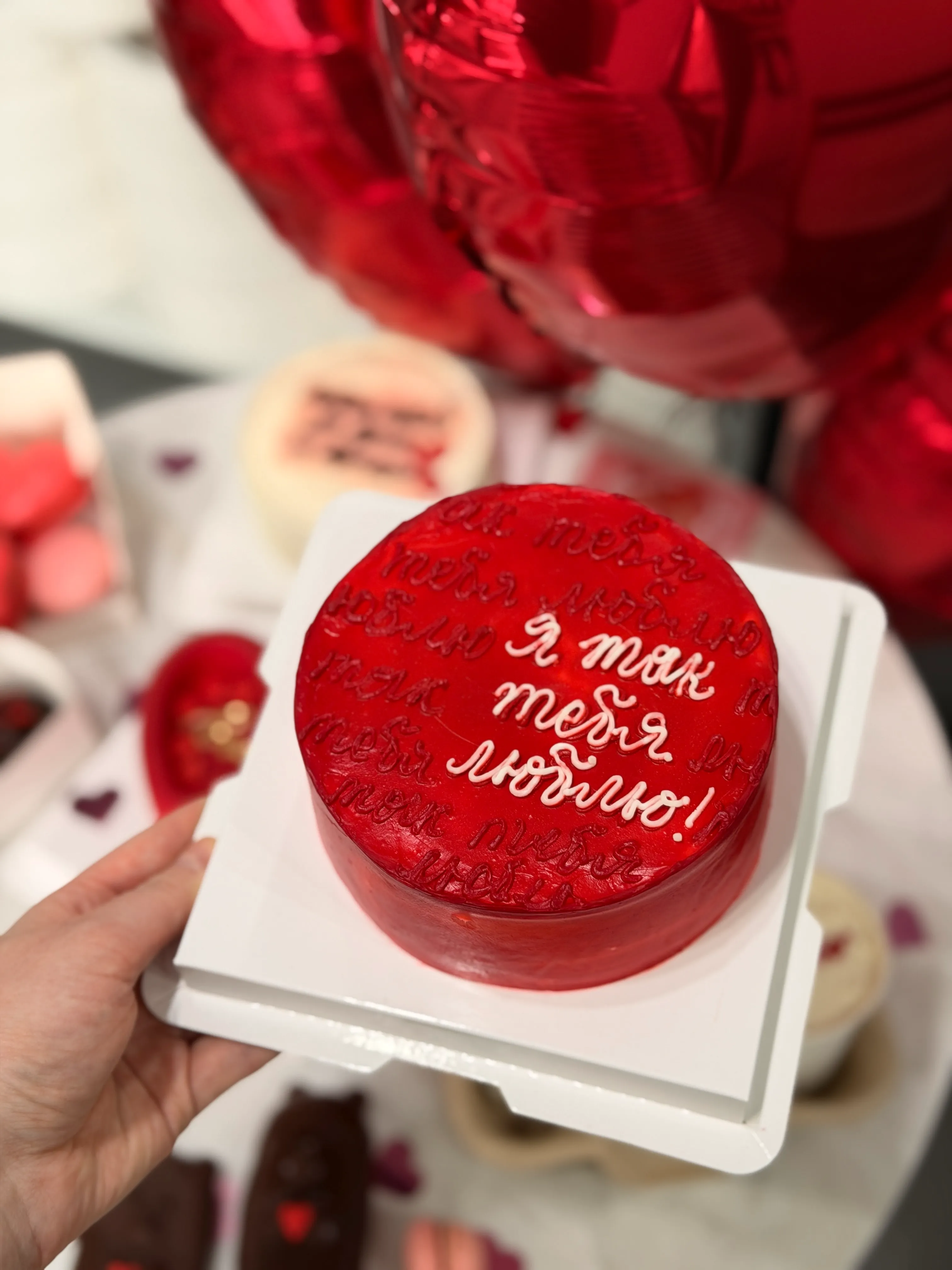 Бенто торт Я так тебя люблю