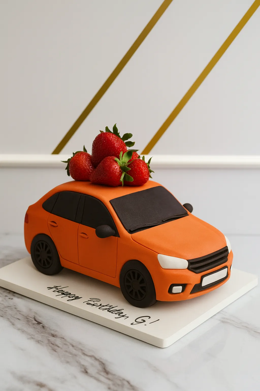 Купить Торт на заказ в виде машины в кондитерской Cupcake Queen Торт на заказ в виде машины