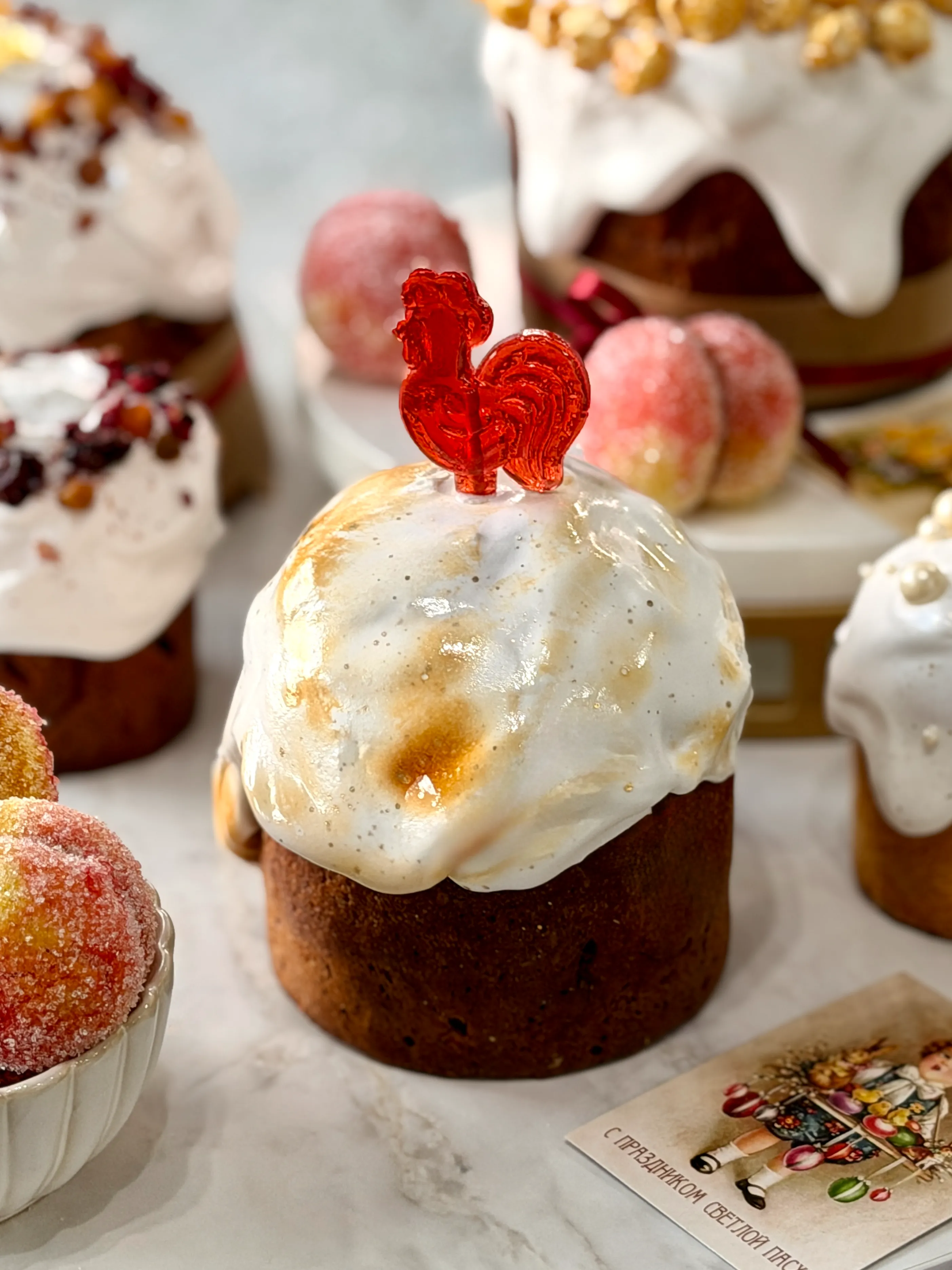 Кулич классический с начинкой