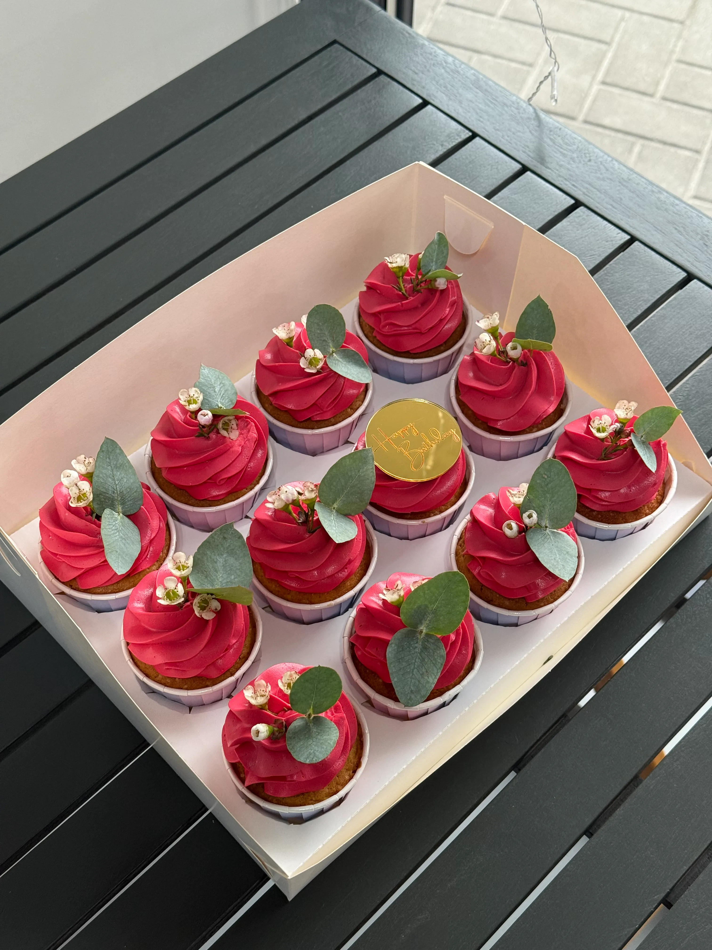 Капкейки на годовщину свадьбы