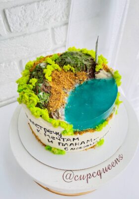 Торт для сына на день рождения из натуральных ингредиентов